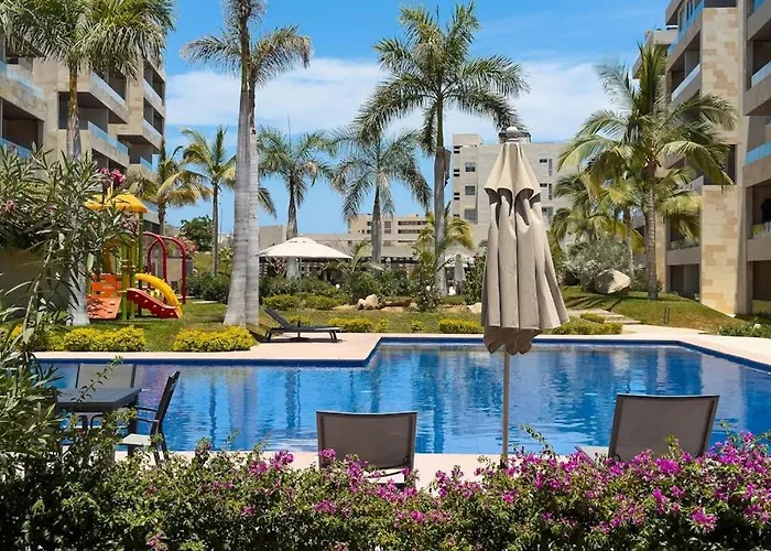 Сasa de vacaciones Bright Coastal With Ocean-view Balcony, Gym, Pools, Bbq & Kid's Park Cabo San Lucas