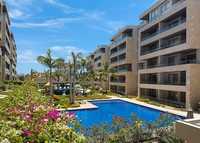 Bright Coastal With Ocean-view Balcony, Gym, Pools, Bbq & Kid's Park Сasa de vacaciones Cabo San Lucas